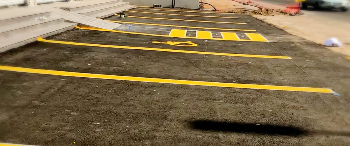 أعمال وتخطيط الأسفلت بعيون الجواء