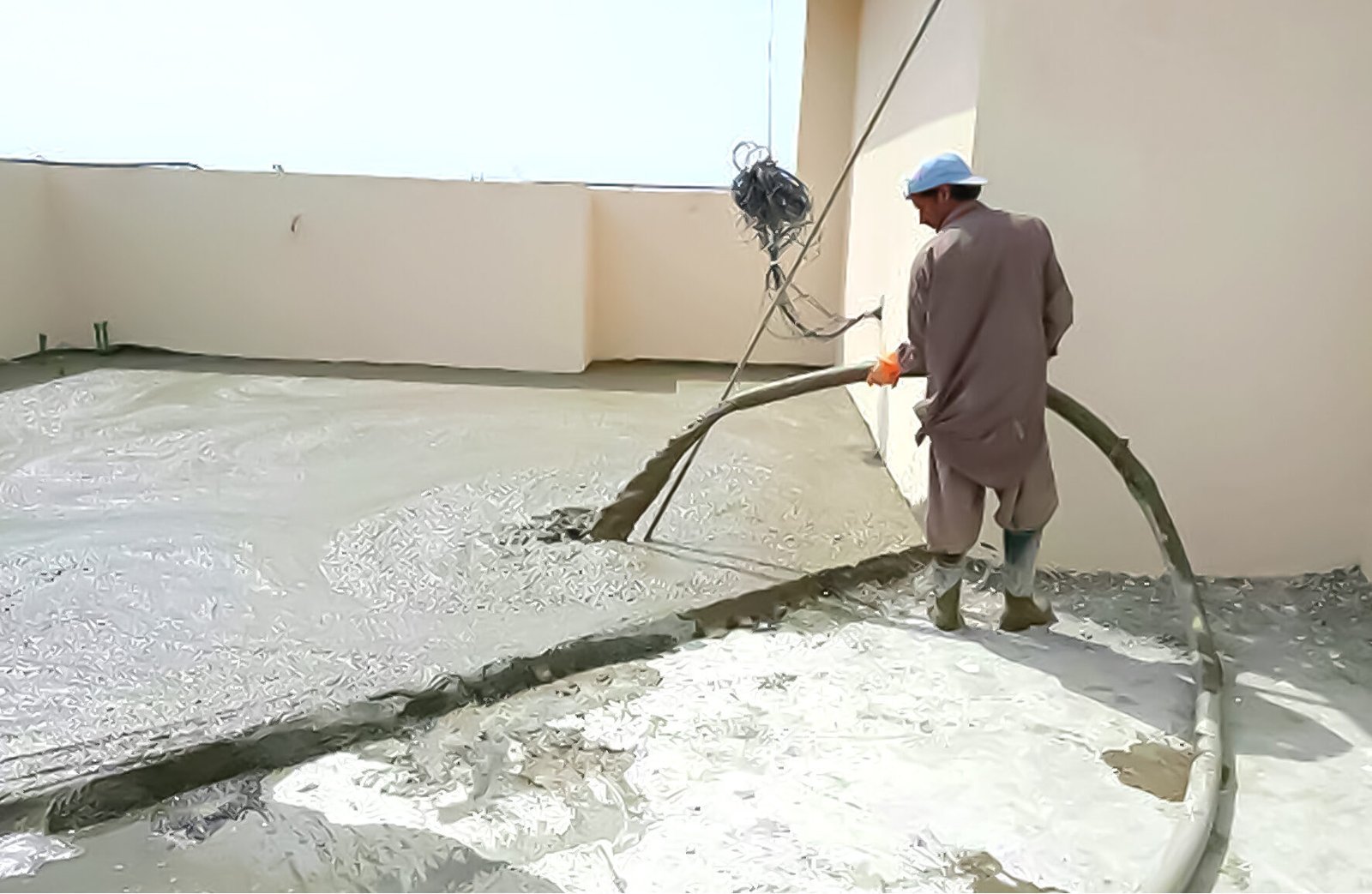 عزل خرسانة صبة بحفر الباطن